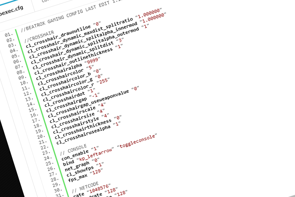 Die Legende der 1337 config ...